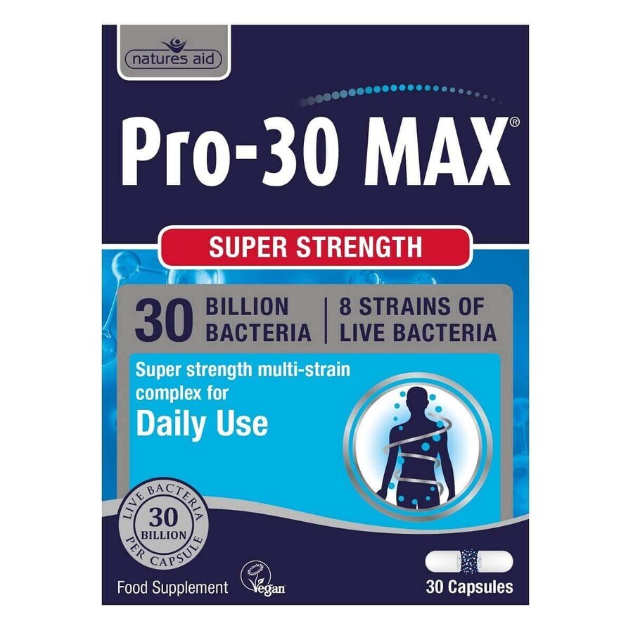 Pro-30 Max, 30 capsule, Natures Aid