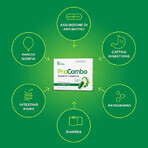 Probiotico + Prebiotico per l'equilibrio della flora intestinale ProCombo, 10 capsule, Vitaslim