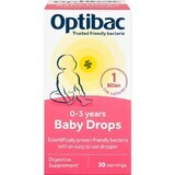 Probiótico para lactantes y niños, 10 ml, OptiBac