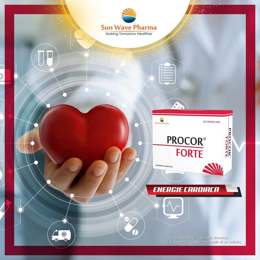 Procor Forte, 30 capsules, Sun Wave Pharma