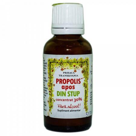 Waterige propolis van bijenkorf zonder alcohol, 30 ml, Prisaca Transilvania