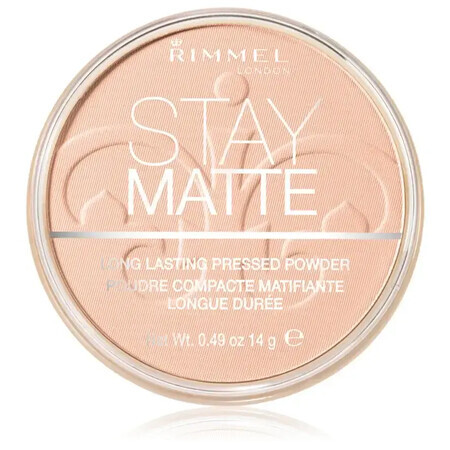 Stay Matte Compact Powder 002, 14 g, Rimmel London