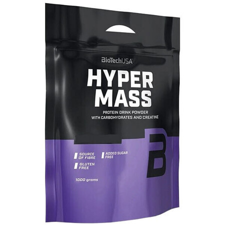 Hyper Mass 5000 Poudre aromatisée au chocolat, 1000 g, BioTechUSA