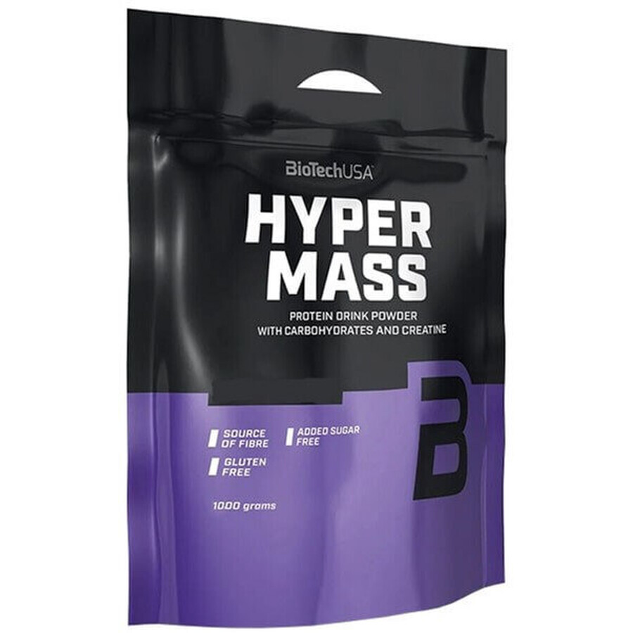 Hyper Mass 5000 Poudre aromatisée au chocolat, 1000 g, BioTechUSA