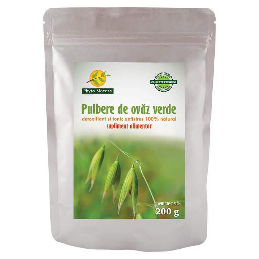 Green oat powder, 200 g, Phyto Biocare