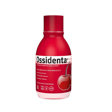 Mouthwash with cherry and mint flavour Ossidenta, 250 ml, Biofarm