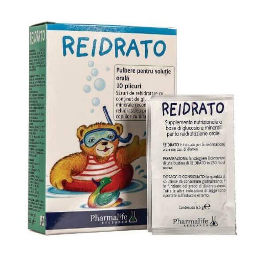 Reidrato powder for oral solution, 10 sachets, Pharmalife