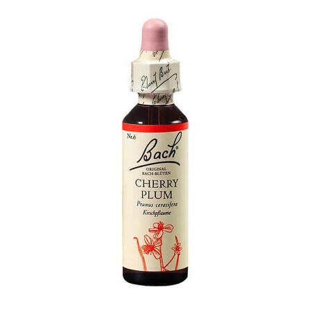 Remedio Floral de Bach Original Cherry Plum, 20 ml, Remedio de Rescate