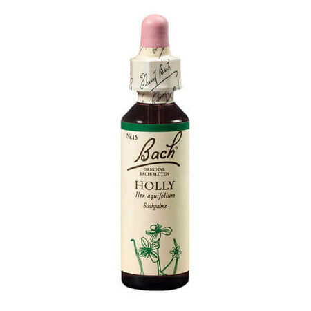 Holly Original Remedio Floral de Bach, 20 ml, Rescue Remedy