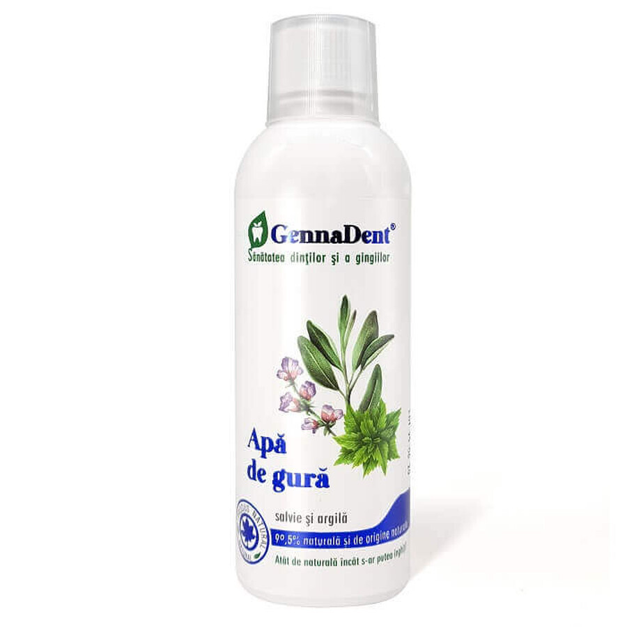 Collutorio con salvia e argilla GennaDent, 500 ml, Vivanatura