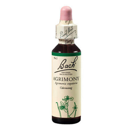 Agrimonie Original Bach bloesemremedie, 20 ml, Rescue Remedy