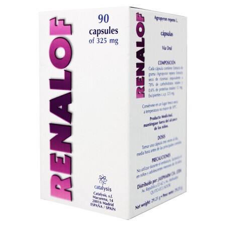 Renalof 325 mg, 90 capsules, Catalysis