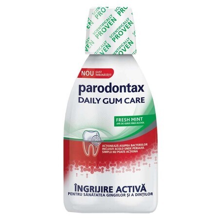 Collutorio senza alcool Daily Gum Care Fresh Mint Parodontax, 300 ml, Gsk