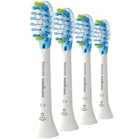 Ricambi per spazzolino elettrico C3 Premium Plaque Control, 4 pezzi, Philips Sonicare