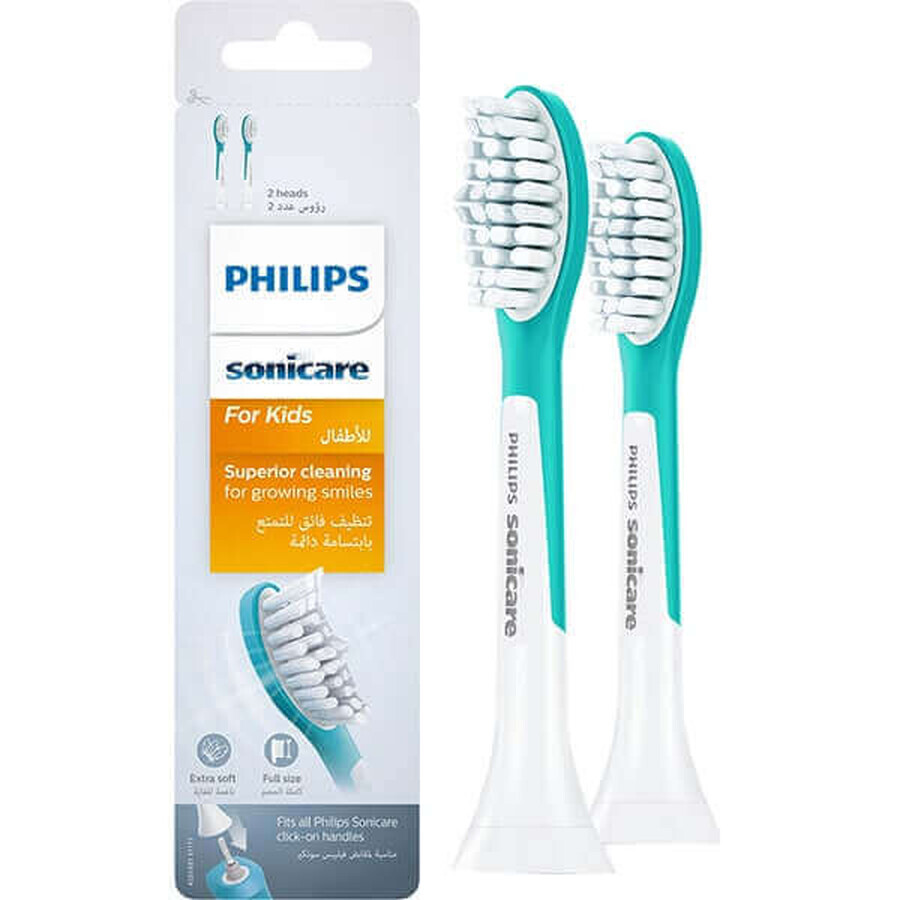 Philips For Kids Testine Compatte Per Spazzolino Sonic 7 Anni+ Pezzi