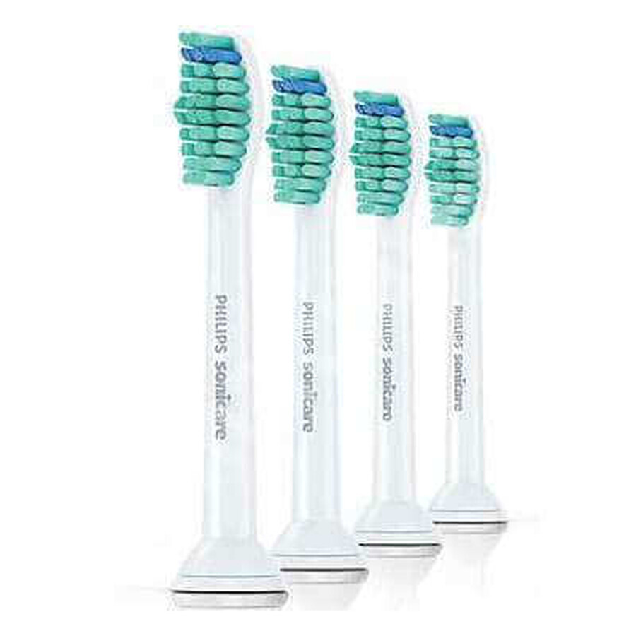 Ricambi per spazzolino elettrico ProResults, 4 pezzi, Philips Sonicare