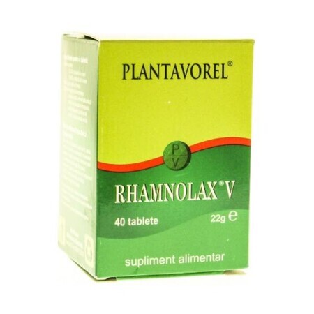 Rhamnolax V, 40 compresse, Plantavorel