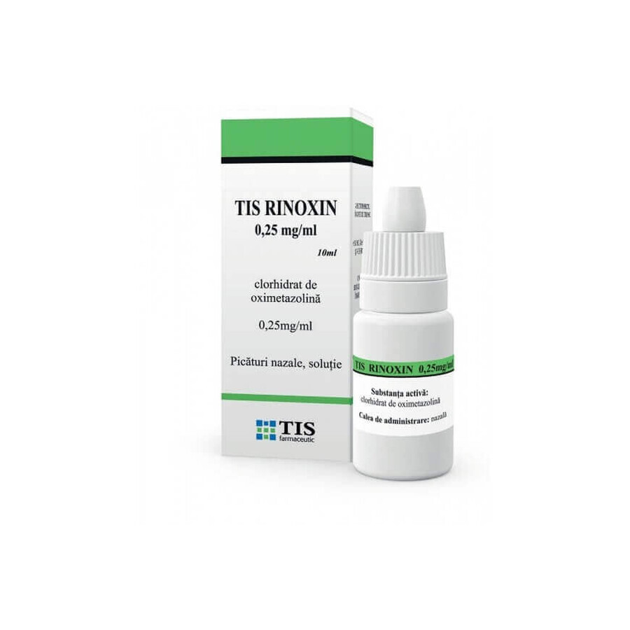 Rhinoxin nasal solution 0.25 mg, 10 ml, Tis Farmaceutic