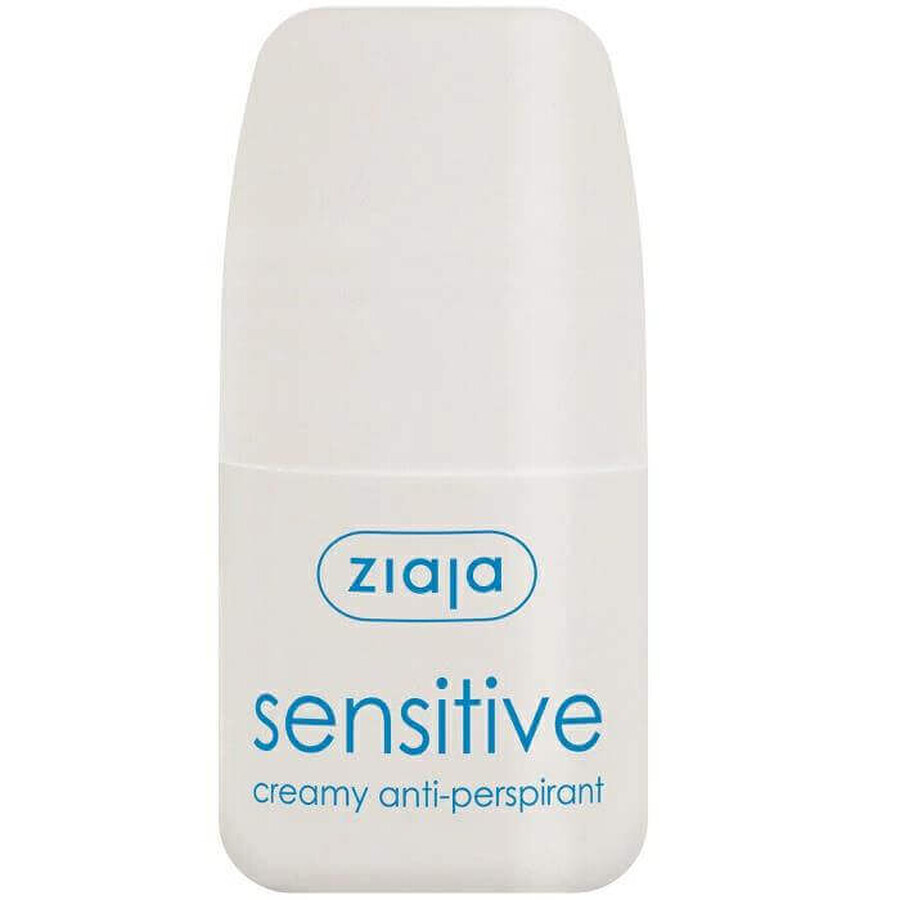 Antitraspirante roll-on Sensitive, 60 ml, Ziaja