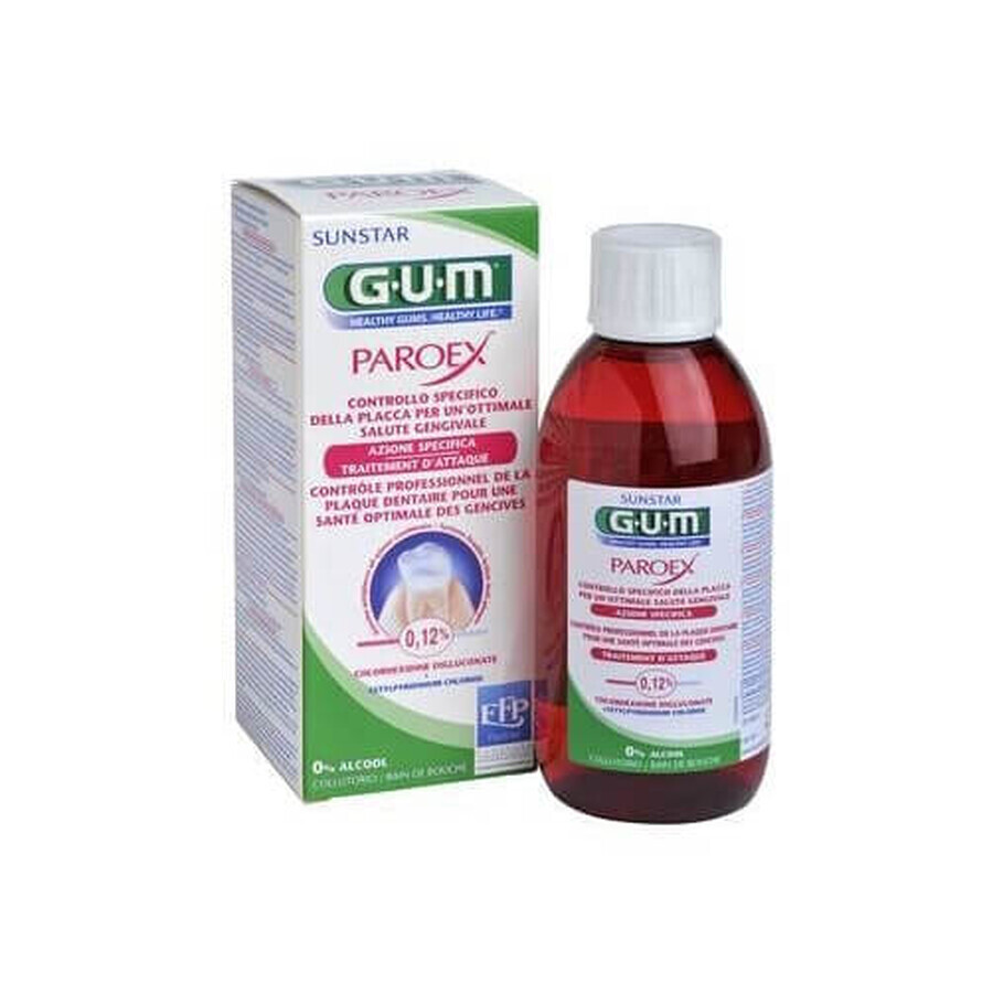 Paroex Mouthwash for Short Treatment, 300 ml, Sunstar Gum