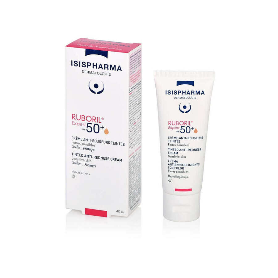 Ruboril 50+ Esperto SPF 50, 40 ml, Isispharma