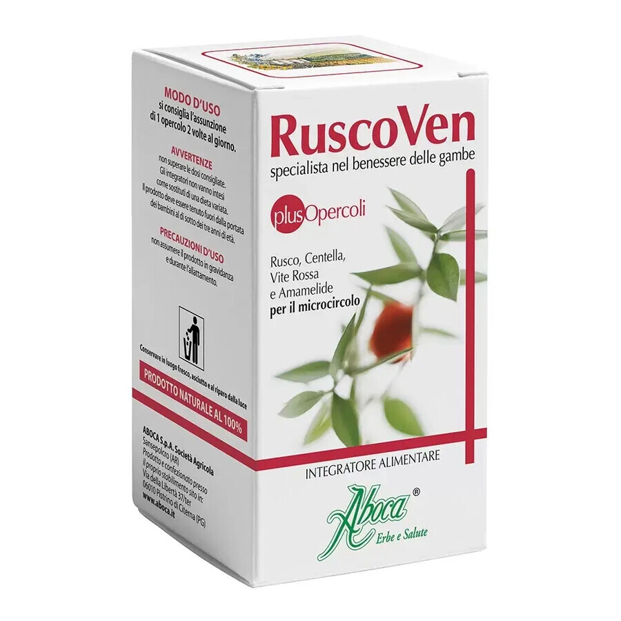 Ruscoven plus, 50 capsule, Aboca