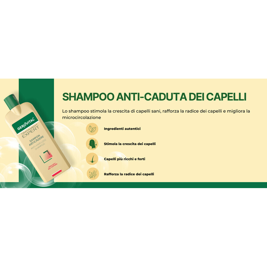 Shampoo Anticaduta Gerovital Tratament Expert, 400 ml, Farmec