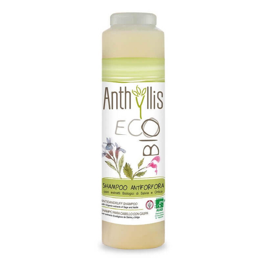 Champú antipalúdico con extracto de salvia y ortiga Eco Bio, 250 ml, Anthyllis