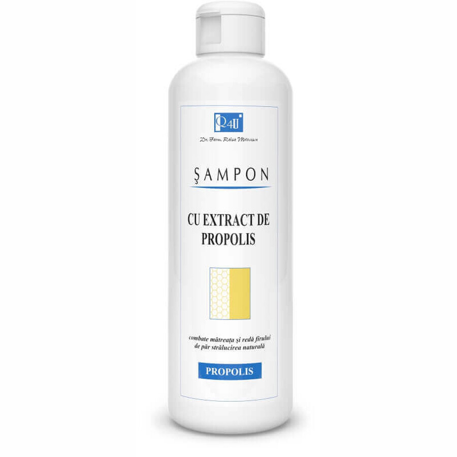 Shampooing à l'extrait de propolis Q4U, 250 ml, Tis Farmaceutic