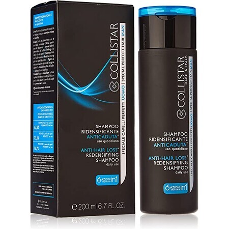 Collistar Shampoo Ridensificante Anticaduta Uomo, 200 ml