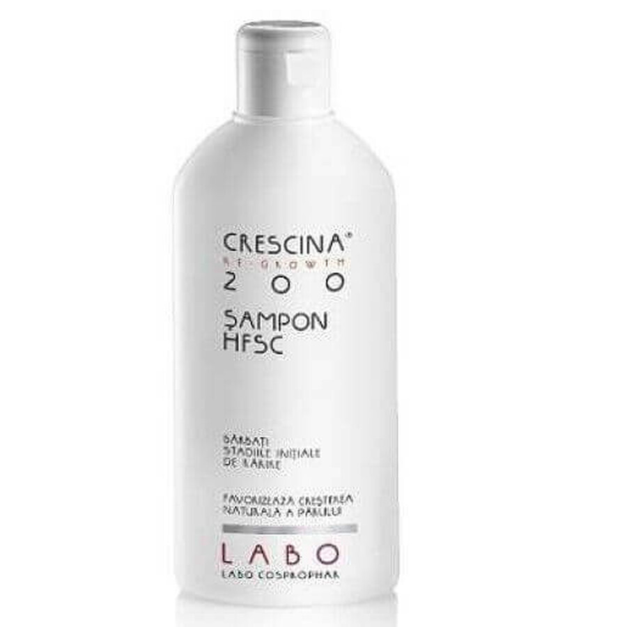 Shampoo contro il diradamento iniziale dei capelli da uomo Crescina HFSC Re-Growth 200, 200 ml, Labo