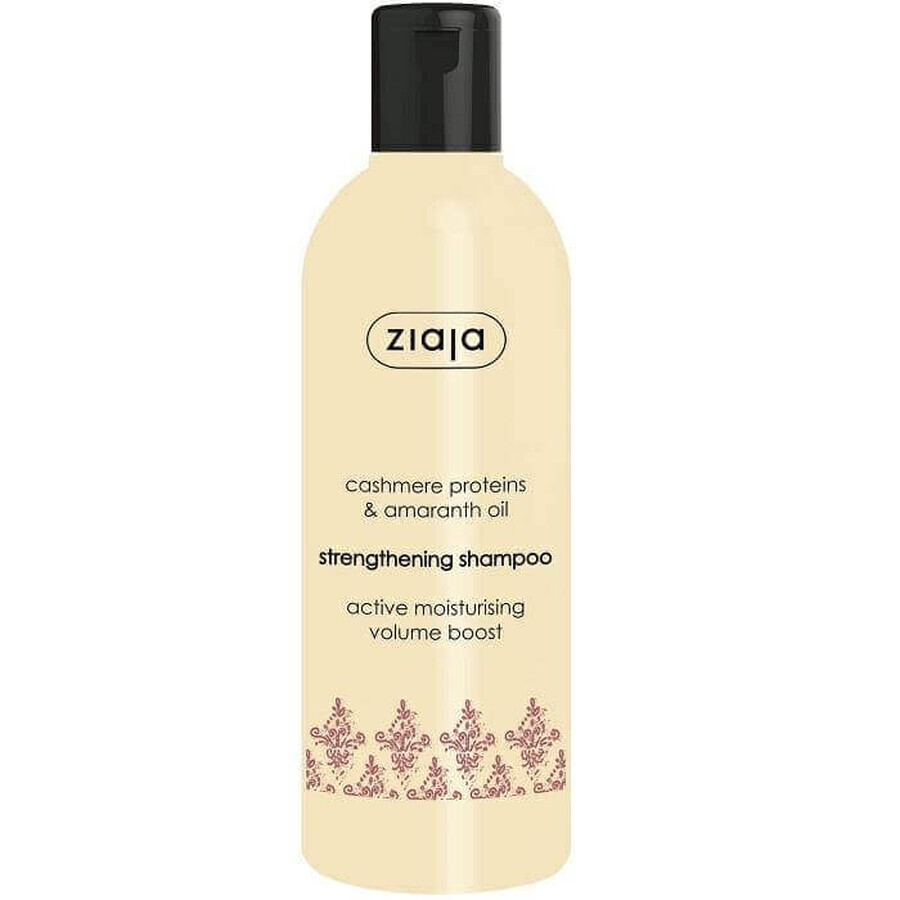 Strengthening shampoo with cashmere protein, 300 ml, Ziaja