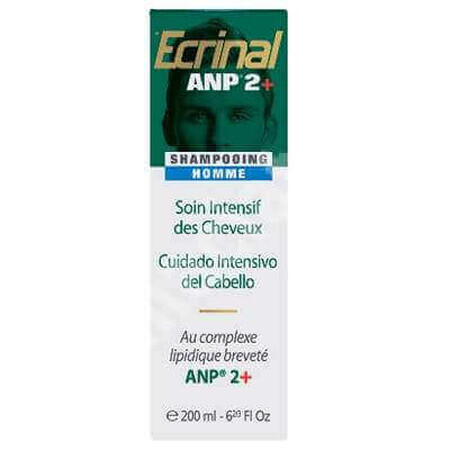 Shampoo per uomo Ecrinal ANP 2+, 200 ml, Asepta