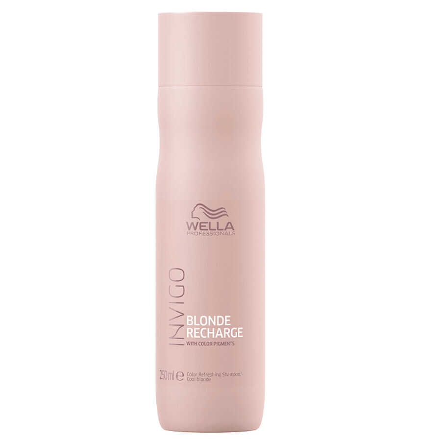 Shampoo per capelli biondi Invigo Invigo Blonde Recharge, 250 ml, Wella Professionals