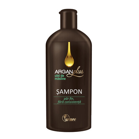 Shampoo per capelli fini con olio d'oliva ArganPlus, 250 ml, Farmec