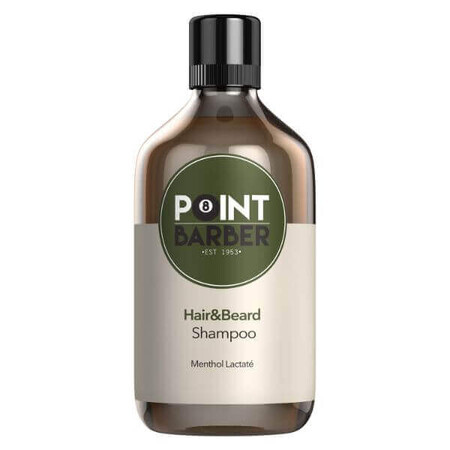 Shampoo per capelli e barba Hair & Beard Shampoo, 300 ml, Point Barber