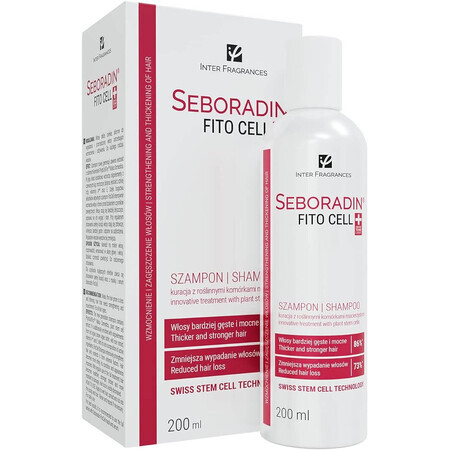 Seboradin Fitocell Shampoo per capelli deboli con tendenza alla caduta, 200 ml