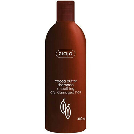 Shampoo per capelli secchi con burro di cacao, 400 ml, Ziaja