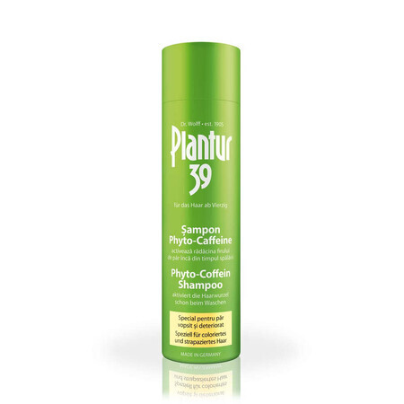 Shampoo per capelli tinti e danneggiati Plantur 39 Phyto-Caffeine, 250 ml, Dr. Kurt Wolff