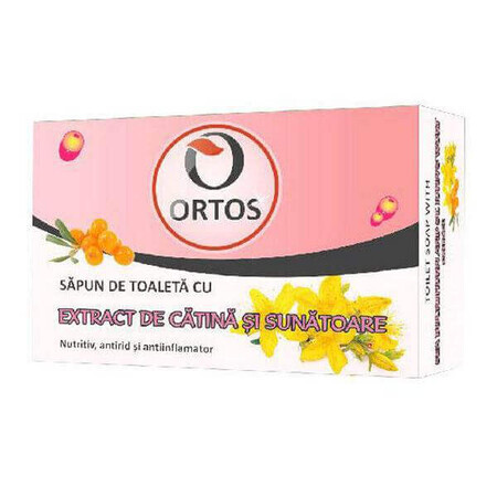 Sapone all'olivello spinoso e all'iperico, 100 g, Ortos