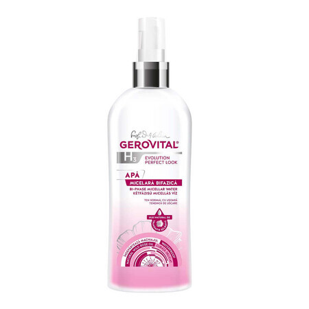 Acqua micellare bifasica Gerovital H3 Evolution Perfect Look, 150 ml, Charmec