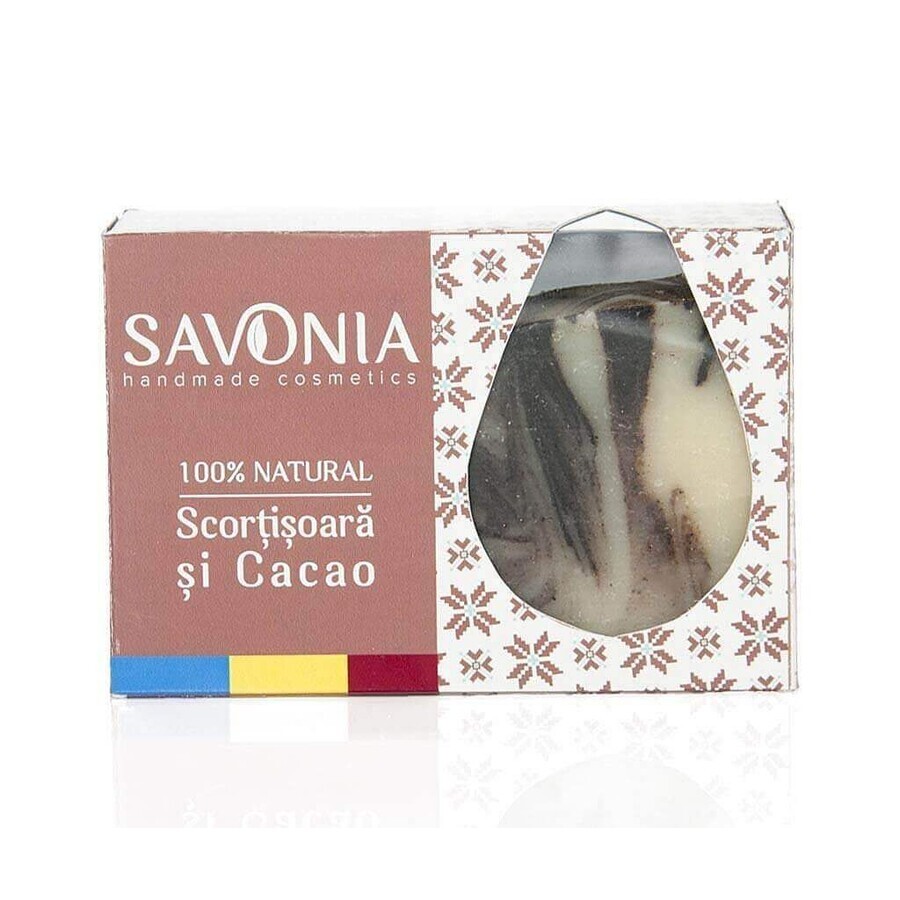 Jabón de canela y cacao, 90 g, Savonia