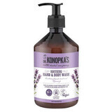 Soothing liquid soap for hands and body, 500 ml, Dr. Konopkas