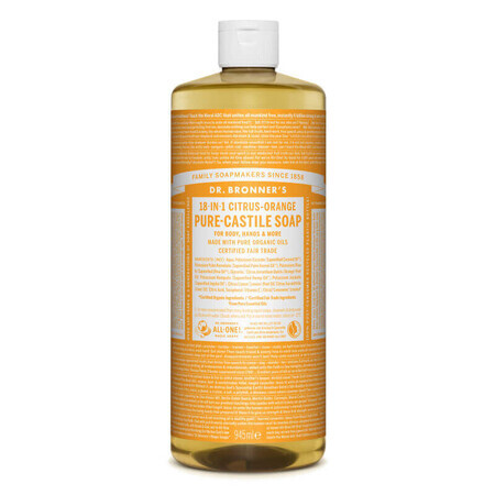 Sapone liquido magico 18in1 agli agrumi, 945 ml, Dr. Bronner's