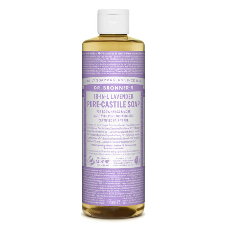 Liquid magic soap 18in1 with lavender, 475 ml, Dr. Bronner's