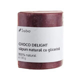 Choco Delight natuurlijke zeep met glycerine, 130 g, Sabio