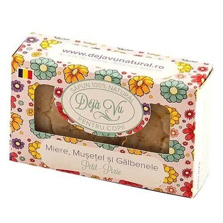 Natural Soap with Honey, Chamomile and Marigold, 90 g, Deja Vu