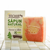 Natural soap with kale powder and mud, 120 g, Techir