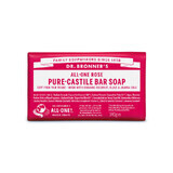 Castile rose solid soap, 140 g, Dr. Bronner's