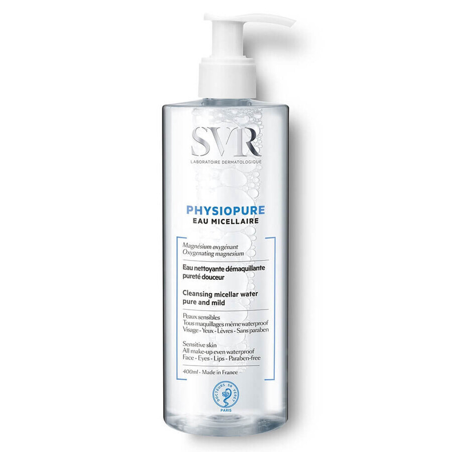 SVR Physiopure - Eau Micellaire Acqua Micellare Detergente Struccante, 400ml